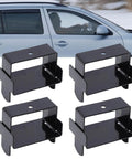 Get Your Ride Rock Solid With This Heavy Duty 4 Pack Leaf Spring Clamp Kit Made From Rugged Stainless Steel That Locks Tight To Stabilize Axles And Fix Bends Fast So You Can Cruise Smooth Without Any Wobble Underneath. black steel leaf spring clamp kit, 4 pack, for truck axle stability