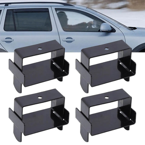 Get Your Ride Rock Solid With This Heavy Duty 4 Pack Leaf Spring Clamp Kit Made From Rugged Stainless Steel That Locks Tight To Stabilize Axles And Fix Bends Fast So You Can Cruise Smooth Without Any Wobble Underneath. black steel leaf spring clamp kit, 4 pack, for truck axle stability
