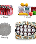 Western Desert Cooler Bag Insulated Lunch Tote 10L Leakproof Portable Lunch Box with 19 cans inside, showing foil insulation