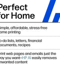 DeskJet 2855e Wireless All In One Color Inkjet Printer Scanner Copier For Home Use With 3 Month Instant Ink Trial Included 2.4 GHz Wireless Only AI Powered Page Precision printing benefits for home use