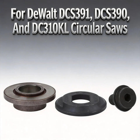 All In One Circular Saw Replacement Parts Kit With Inner And Outer Flanges And Blade Bolt Plus Metal Washer For DCS391 DCS390 And DC310KL Saws