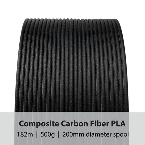 Premium 1.75 Mm Pla Filament Blended With Real Carbon Fiber Composite Gives Your 3D Printer Game Changing Durability On A 500 G Spool Featuring A Hella Smooth Finish That Prints Like A Dream Every Layer