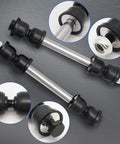 Front Stabilizer Sway Bar End Links For Chevy GMC Silverado Tahoe Suburban Yukon Escalade 2007 2016 OE Replacement Fits Avalanche 2007 2013 And Yukon XL 2007 2016, black steel links