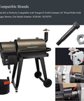 Two Pack Replacement Auger Motor Shaft Nut And Bolt Kit 74072 for Traeger Pit Boss Z Grills with installation images