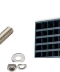 Beefy Stainless Bolt Nut Flat And Lock Washer Set With 40 Compartment Bin For All Purpose Fasteners Ideal For DIY Home Auto