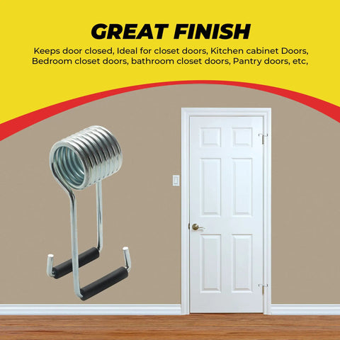 Self Closing Door Closer Kit For Interior Doors Fits Most Hinge Pins 4 Pack With Vinyl Sleeves Prevents Scratches No Sweat Install