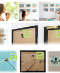 Double Headed Claw Hanger Screws For Picture Frames And Mirrors Gold Finish mounting gallery wall decor
