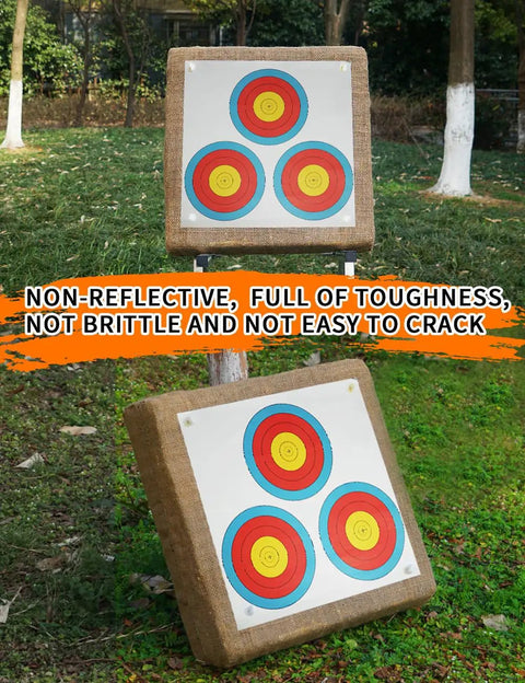 Archery Targets 30 Pack 3 Spot Vegas Face Paper Targets 17x17 Inch Official Indoor Outdoor Practice Targets For Backyard Range