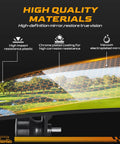 Universal Heavy Duty Golf Cart Rear View Mirror Offering Crystal Clear Panoramic Vision With Smooth 270 Degree Rotation showing high-quality materials.