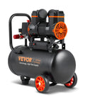 Ultra Quiet 4.8 Gallon Oil-Free Air Compressor With 1.2HP Motor Delivers 2.2 CFM At 90 PSI And 116 PSI Max 70 dB Noise Ideal For Auto Repair