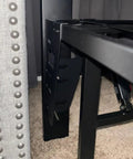 Two Pack Headboard Brackets For Metal Bed Frames Mounting Kit Compatible With 14 16 And 18 Inch Headboards showing attachment