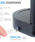 USB charging port of Portable Desktop Water Bottle Dispenser With 7 Level Pumping USB Charge Electric Jug Pump For 5 Gallon And Universal Bottles