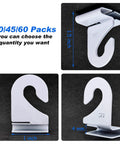 120 Pcs Drop Ceiling Hooks For Hanging Clips T Bar Tile Hooks Aluminum Heavy Duty White Grid Clips Hanger Right And Left Set
