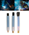 Copper Head Weld Brushes For Weld Seam Bead Polishing And Joint Cleaning Aluminum Passivation And Pickling Electrolytic Cleaning Acid Scrubbing Carbon Fiber Brush Heads 6 8 10 mm Shank Size Set For Pro Grade Welding Tools