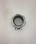 Built Tough One And A Half Inch Squeeze Connector For Electrical Conduit, metal compression fitting for secure connections.