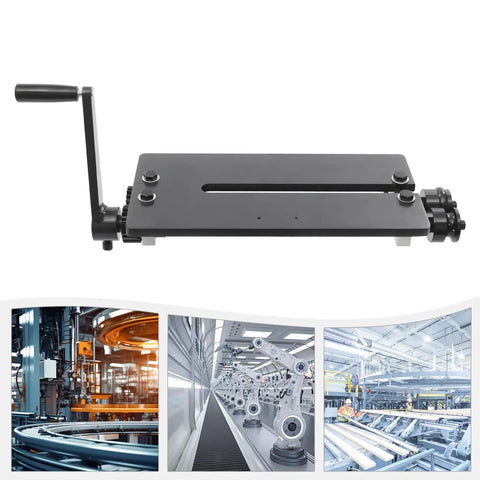 Sheet Metal Bead Roller Machine 12 Inch Gear Drive Bench Manual Pro Grade Heavy Duty Kit With Six Dies for Auto Body Forming