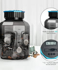 Oversized Piggy Bank For Adults And Kids With Digital Coin Counter, LCD Display Shows Total Amount, 2.4L Capacity, Holds 2000+ US Coins