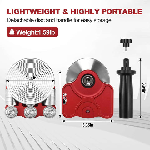 Sheet Metal Bender One Station Disc Roller Hand Tool For Straight And Curved Bends Detachable Disc Design dimensions