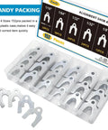 Clear box of 152 Piece Auto Alignment Shims Kit For Car Body And Suspension Adjustment With Zinc Plated Spacers In 1/64 1/32 1/16 And 1/8 Inch Sets For Camber And Caster Tuning Rust Resistant And Durable.