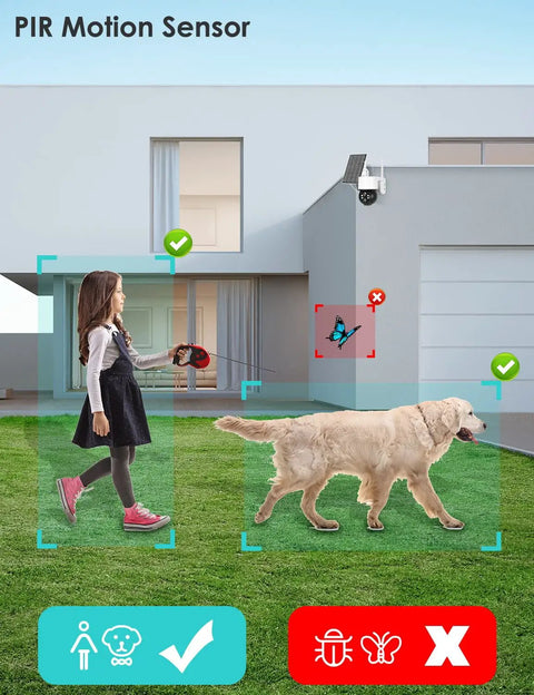 2K Light Bulb Security Camera With 360 Degree Panoramic View, Wireless Outdoor WiFi Night Vision, Two Way Audio, AI Tracking, Motion Sensor, Easy Plug And Play Setup No Wiring