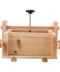 Wooden Tofu Press Mold Kit for DIY Homemade Tofu Making, 13x17x9.5cm, featuring durable wood and easy drainage design.