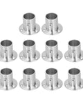 Heavy Duty Flange Pipe Base Kit 19mm For Wardrobe Closet Cupboard And Desk Installations, 10 Pack With Screws displayed in a grid layout
