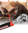Mechanic using 8 In 1 Socket Wrench Set Ultra Versatile Hex Wrench Made From Chrome Vanadium Steel With Non Slip Handle