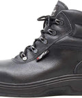 Asphalt Ready Safety Boots With Electrical Hazard Protection, Heat Defender Rubber Sole, Breathable Weatherproof Leather Upper, Size 9 Black