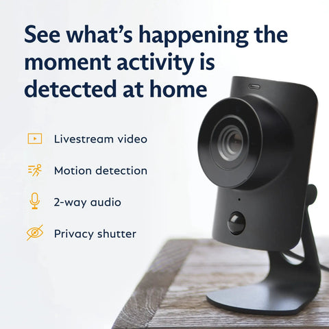 HD camera from 12 Piece Wireless Home Security System Kit With HD Camera, Optional 24 Seven Professional Monitoring, No Contract