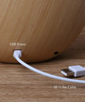 Moon Lamp Night Light Mood Lighting USB cable connection, wooden base, 5ft length for Living Room Romantic Full Moon Glow