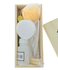 Pro Grade Japanese Samurai Katana Sword Maintenance Cleaning Kit With Uchiko Ball Sword Oil Cleaning Papers Mekugi Nuki Wooden Storage Box