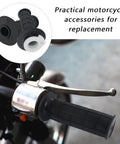 Dope Go Kart And Mini Bike Twist Throttle Cable Kit With Seven Eighths Inch Grips For 22mm Handles, installed on motorcycle