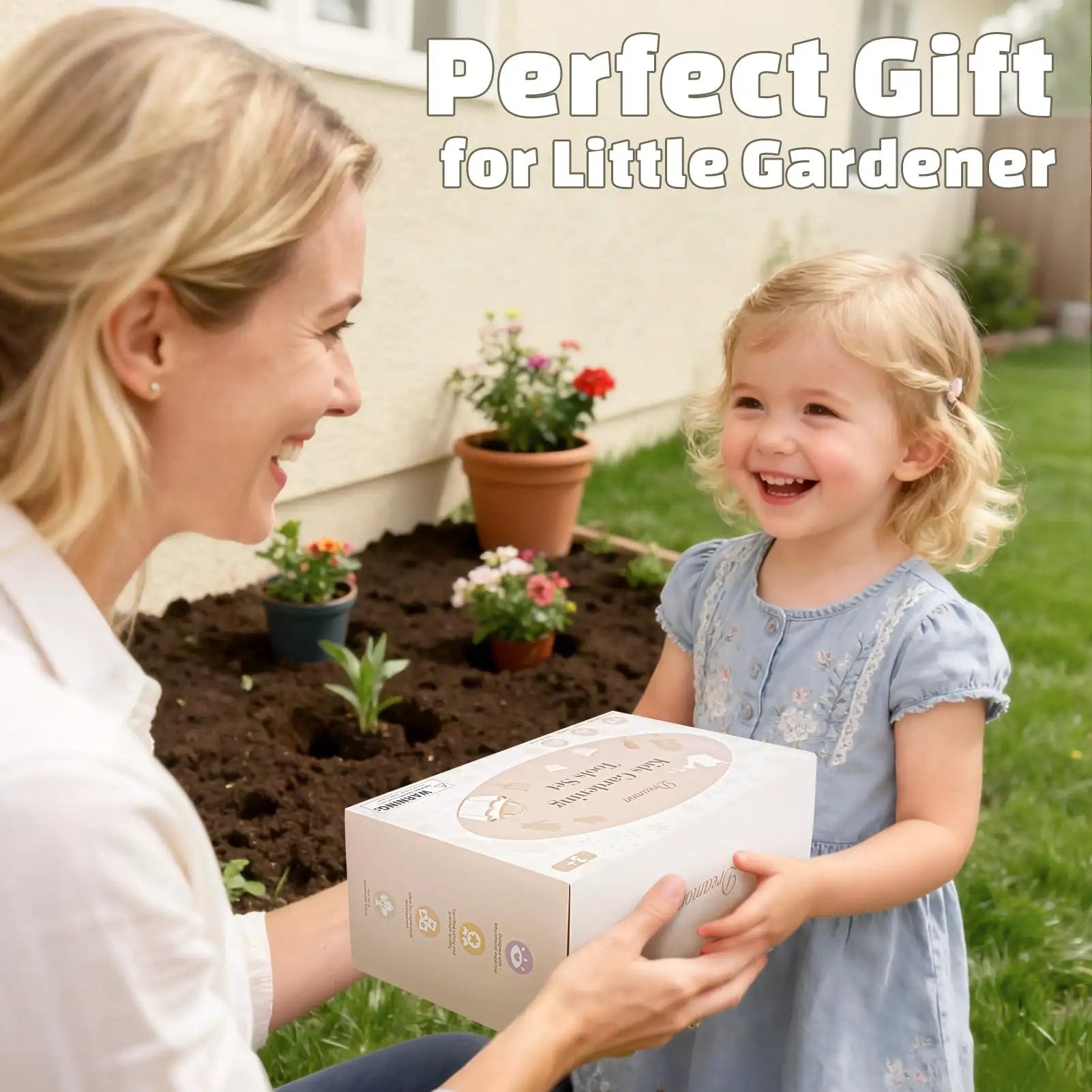 Kid Friendly Hands-On Garden Tool Set for Toddlers ✓