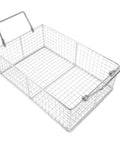Stainless Steel Ultrasonic Cleaner Basket Replacement Wire Mesh Filter Insert For Metal Parts Washing And Tool Holders 8x4x3 Inches Heavy Duty Design Boosts Fluid Circulation And Keeps Your Parts Secure During Cleaning. 30x20x16 cm wire basket