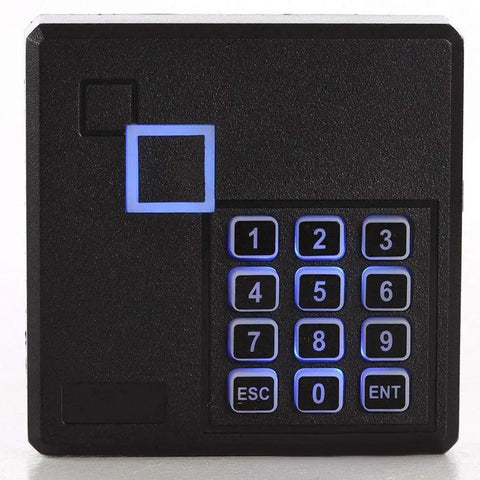 Smart 4 Door Access Control System With TCP IP PIN Code RFID Card Fob Reader North American Standard Electric Strike For Latch Doors Keypad And 110V Power Supply App Remote Open Door