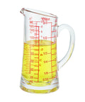 Glass Measuring Cup 5 Oz 150 Ml Shot Glass With V Spout And Insulated Handle For Cocktails Espresso And Liquids With Multi Scale Markings