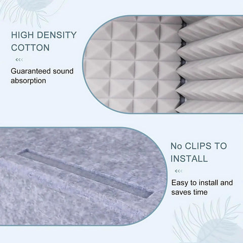 Close-up of high density cotton acoustic foam in Heavy Duty Foldable Desktop Microphone Booth For Podcast Recording.