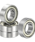 Four Pack 9x20x6mm Deep Groove Ball Bearings Chrome Steel Double Shield ABEC5 For Electric Motors, Home Appliances, Garden Tools