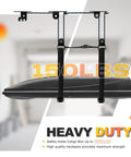 Ceiling Hoist For Cargo Box And Gear Heavy Duty Garage Storage Lift With Triple Pulley System Holds Up To 150 Lbs