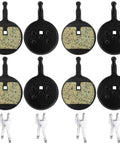 4 Pairs Resin Disc Brake Pads For Mechanical Bike Brakes Compatible With Avid BB5 CSC Kingdom Promax DC Series And More