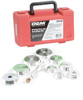 OEMTOOLS bearing race and seal driver set in red carrying case with nine chrome driver heads