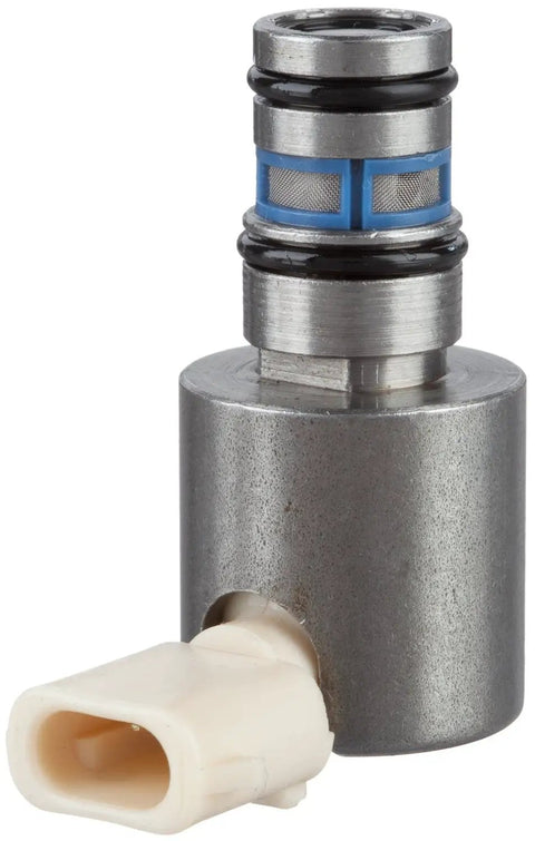 Je-3 Automatic Transmission Torque Converter Clutch Solenoid Replacement for Cars and Trucks OEM Grade Fit Shifts Smooth Durable Auto Part Simple Install High Performance Gearbox Component Made in the United States, metal solenoid with white connector