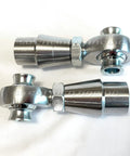 3/4 Inch Chromoly Heim Joint Kit 8 Piece Heavy Duty Suspension Assembly for UTV Rock Crawlers showing two chromoly rod ends.