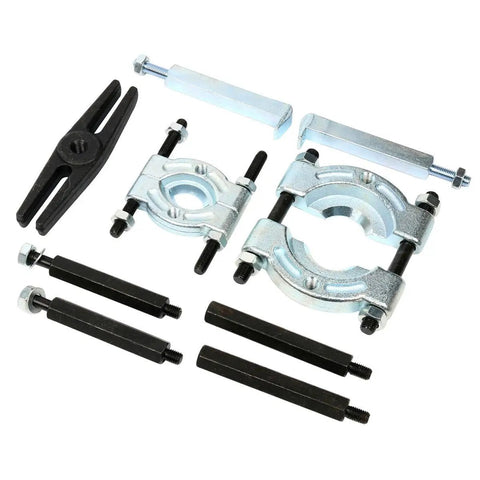Beefed Up Heavy Duty Bearing Separator Puller Set With 2 Inch And 3 Inch Splitters, 14 Piece Kit, Drop Forged, Heat Treated