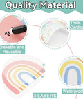 Quality material of Number Line Bulletin Board Set for Classroom and Home School Decor, showing erasable, thick, waterproof layers.