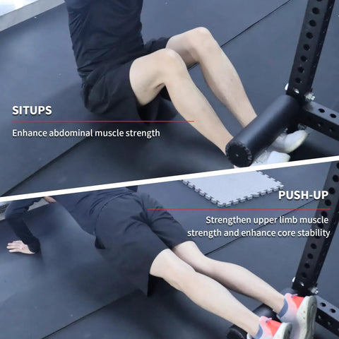 Single Leg Squat Roller For Power Rack And Squat Rack Attachments, Nordic Hamstring Curl Tool For Bulgarian Split Squat Workouts