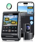 A229 Ultra Dual 4K Dash Cam Front And Rear With 2 Channel 4K HDR, STARVIS 2 IMX678 Sensors, Fast 5GHz WiFi, Precise GPS