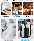Rotatable Cup And Lid Dispenser With Four Compartments Holds Up To 80 Cups For 5 Oz To 16 Oz Cups And Lids in multiple settings.