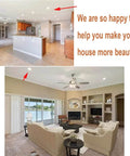 JIECHENG 6-Inch Bi-Metal Hole Saw with 3/8-inch hex shank arbor; open-concept kitchen and living room with island.