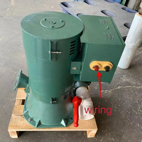 Five Kilowatt 230 Volt Hydroelectric Water Turbine Generator With Leakage Protection And 50 Hz Excited Single Phase Water Wheel